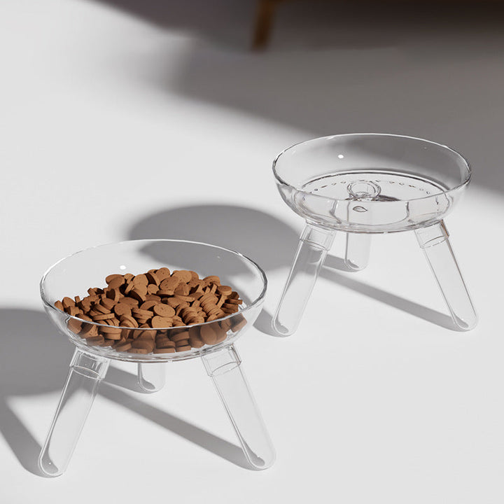 Discover the Ultimate Anti-knock Feeder Transparent Glass Bowl