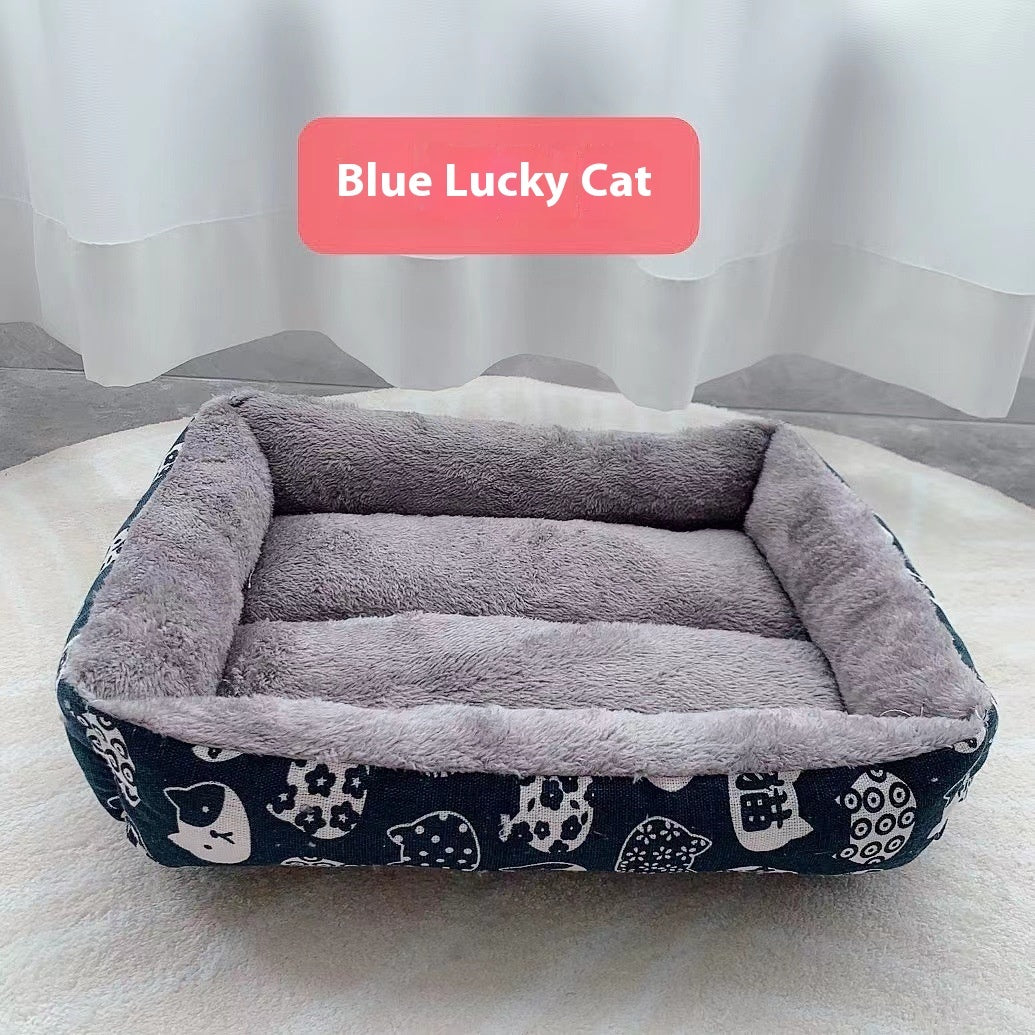 Linen Moisture-proof Pet Bed