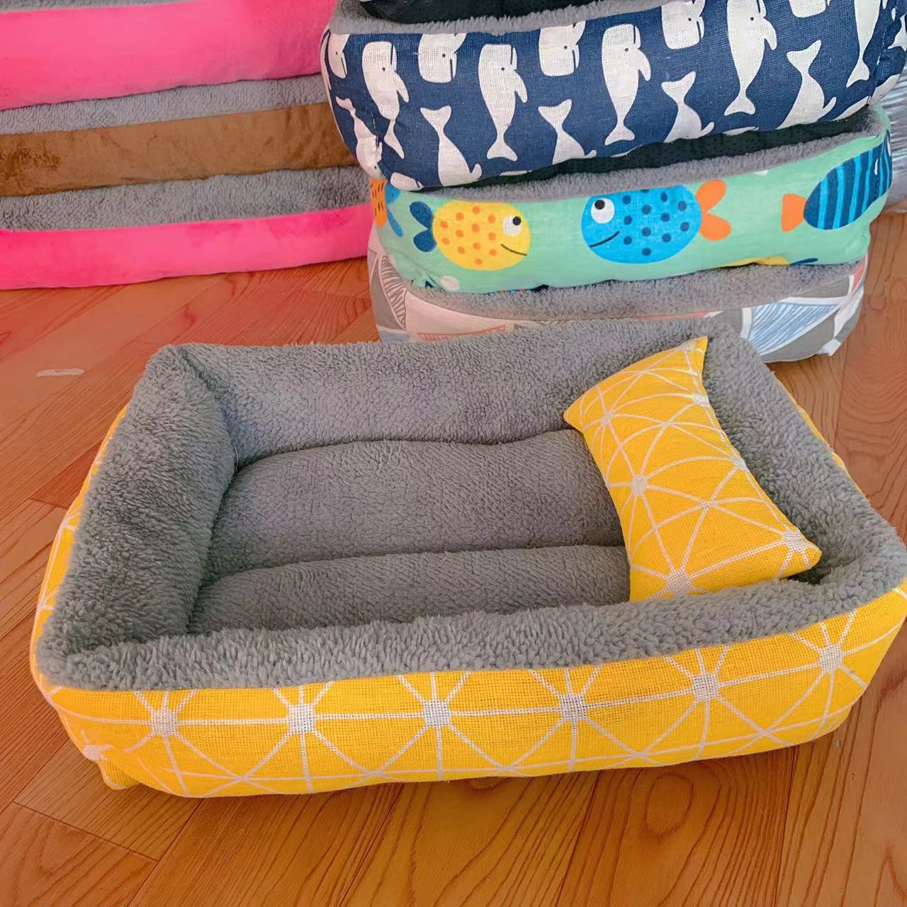 Linen Moisture-proof Pet Bed
