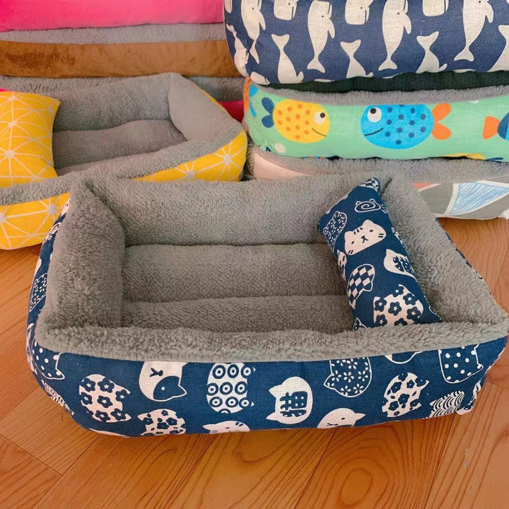 Linen Moisture-proof Pet Bed
