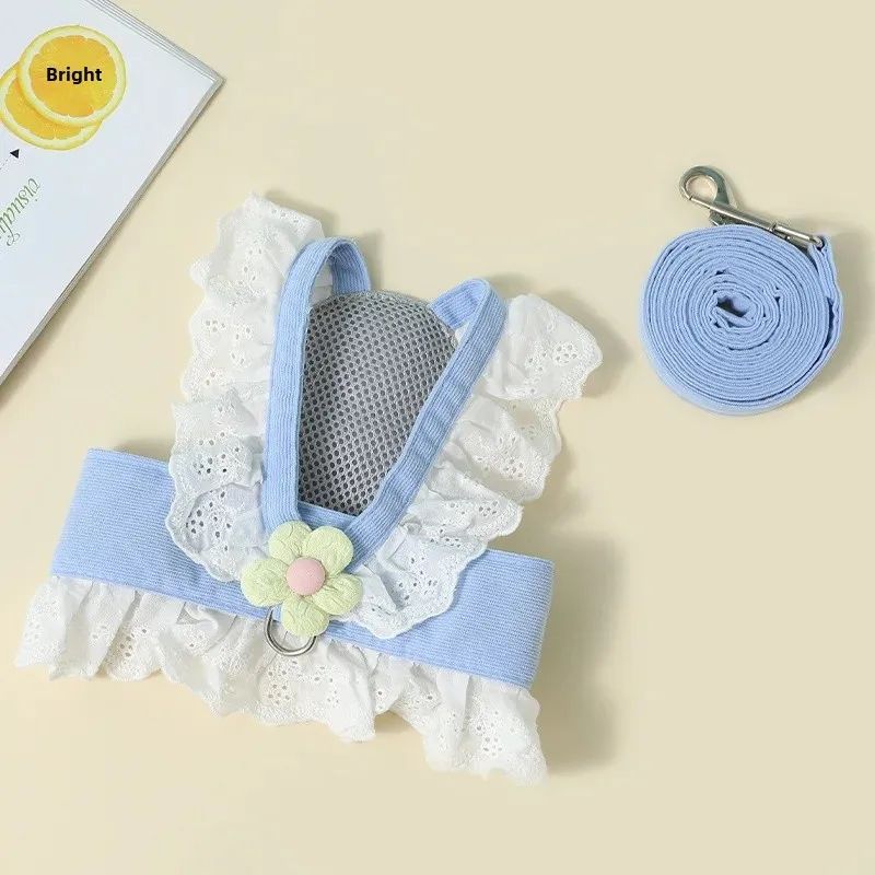 Pet Leash Dog Collar Summer Clothes